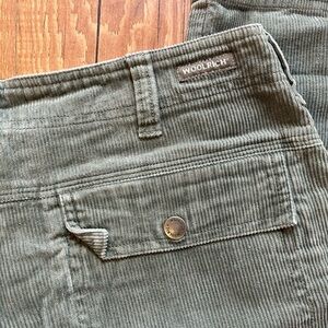 Woolrich Men's Green Corduroy Pants